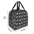 thumbnail image 2 of Pofeuu Bohemian Chicken Print Lunch Bag Lunch Box Large Capacity Insulated Lunch Bag for Adult, Leakproof Reusable Lunch Tote Bags for Work, 2 of 5