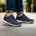 thumbnail image 6 of CHICVOMEY Comfort Sneakers for Men Lightweight Lace‑Up Walking Shoes Fashion Casual Sports Shoes Ideal for Walking & Outdoor Travel, 6 of 8