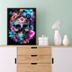 thumbnail image 4 of Skull Flower Diamond Painting Kits For Adults, Diy Full Round Drill 5d Full Drill Crystal Rhinestone Diamond Art Kits,diamond Dots Gem Art Craft Home, 4 of 4
