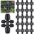 thumbnail image 1 of Locked Barbed Tee Connectors /\uD to /\uD Drip Irrigation Fittings Kit /mm to /mm Tube Lock Female Connector Way Barbed Lock Irrigation Parts for Watering System, 1 of 7