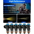 thumbnail image 5 of YZHIDIANF 6 Pcs Fuel Injectors 0280158233 Fits For For:-Ram ProMaster, For:-Jeep Grand Cherokee Wrangler, For:-Dodge For:-Chrysler 3.6L V6 2011-2019, Replace OE#05184085AC 5184085AD 812-11135, 5 of 10