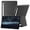Black, variant on Allytechgroup Slim Case for Samsung Galaxy Tab S10 10.9"/ Tab S9 10.9"/ Tab S9 FE 5G 11", Premium PU Leather Acrylic Back Cover Shockproof Anti-Scratch Multi Angle Stand Case Cover,Purple