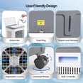 thumbnail image 6 of Evaporative Air Cooler, 5.2 Gal Portable Swamp Cooler with Auto Oscillating, Remote, 3 Speeds, 12H Timer & 4 Ice Packs, 3-IN-1 Humidifying Cooling Fan Indooor Patio Garage, 6 of 7