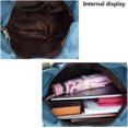 thumbnail image 5 of Bolso de lona para mujer, bolso a granel, mochila de ocio vintage, azul, 5 of 5