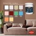 thumbnail image 4 of Cretosil Pintura Vinil Acrílica Mate Interior/Exterior 4 Litros (Color Gris Perla), 4 of 5