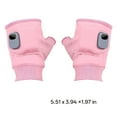 thumbnail image 2 of TELOLY 2026 New Heated Gloves Fingerless for Women Man Rechargeable Electric Touchscreen Wearable Cold Winter Work Arthritis Pain Relief Hand Warmers Hot Compress Reusable Heated Fingerless Gloves, 2 of 7
