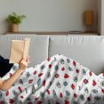 thumbnail image 3 of Emoticon Soft Flannel Fleece Throw Blanket, Beauty Illustration of Open Close Eyes in Hand Drawn Style with Hearts and Lips, Cozy Plush for Indoor and Outdoor Use, 50" x 60", Multicolor, by Ambesonne, 3 of 5
