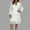 White, variant on Oplxuo Lace Patchwork Vacation Dresses for Women Trendy Loose V Neck A-Line Casual Long Sleeve Party Cocktail Midi Dress