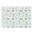 thumbnail image 1 of Australian Cutting Board, Continuous Cultural Animals Map Foliage and Landmarks in Pastel Colors Print, Decorative Tempered Glass Cutting and Serving Board, in 3 Sizes, by Ambesonne, 1 of 2