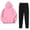 Pink*track suits for women set, variant on Dazajoo Womens 2 Piece Sweatsuits Long Sleeve Hoodies Matching Elastic Waist Pants with Pockets Lightweight Outdoor Athletic Sets Yellow,XXL