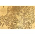thumbnail image 1 of 24"x36" Gallery Poster, Map defences Cincinnati Covington Newport, 1861, 1 of 1