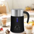 thumbnail image 4 of Charlodey Home Milk Frother Quiet Plastic Milk Steamer for Heating and Frothing Milk for Coffee Lattes and More Home and kitchen Black, 1 bubbler, 4 of 5