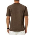 thumbnail image 6 of Men's Shirts Short Sleeve T-Shirt Casual Crew Neck Plain Tee Soft Moisture Wicking Basic Solid Color Summer Beach Tee Shirts, XL, 6 of 6