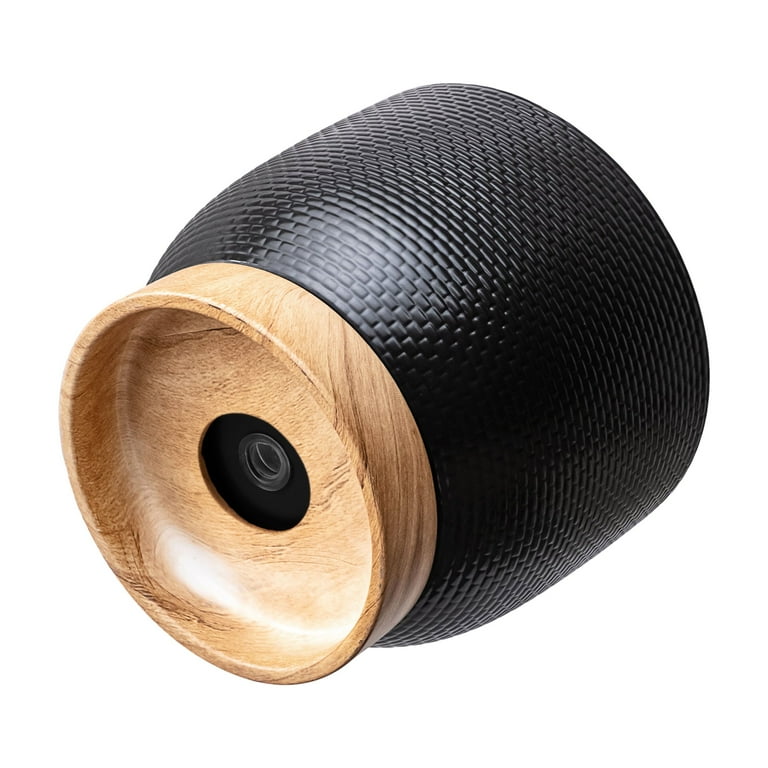 Better Homes & Gardens 8 Inch Woven Black Ceramic Planter with