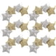 thumbnail image 2 of 60 estrellas brillantes para árbol de Navidad: adornos colgantes de estrella de cinco puntas con purpurina para árbol de Navidad - Adorno navideño dorado y plateado, 2 of 7