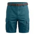 thumbnail image 2 of Fabrcox M-4XL Basketball Shorts with Pockets Big and Tall Gym Shorts Men Drawstring Sports Hiking Casual Shorts Men, 2 of 6
