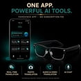 thumbnail image 5 of GenXenon Smart AI Glasses with 164 Languages Translation Support,Bluetooth 5.4 Open Ear Audio Glasses,Wireless Calls & Music,Blue Light Blocking Lens with UV400 Protection for Travel Work, 5 of 9