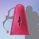 thumbnail image 4 of Durable tiro con arco recurvo arco largo extremidades cubierta de protección PU cuero extremidad extraíble rojo, 4 of 8