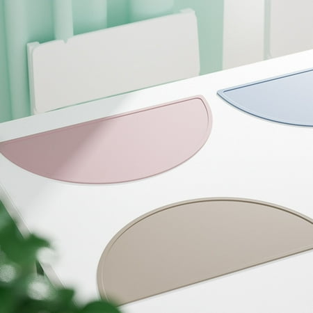 

Naierhg Decorative Placemat Widely Use Silicone Folding Heat Insulation Dining Pad for Home