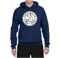 thumbnail image 2 of Wild Bobby, Take Me To The Lake, Unisex Graphic Hoodie Sweatshirt, Navy, XX-Large, 2 of 4