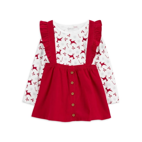 Carter's Child of Mine Toddler Girl Holiday Dress Set, 2-Piece, Sizes 2T-5T