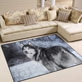 thumbnail image 2 of SKYSONIC Lightweight Soft Area Rugs Older Wolf Floor Mat for Kids Playing Room Hardwood Floor Living Room 63x48 inch Nursery Rugs, 2 of 6
