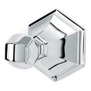 Nicole Wall Mounted Robe Hook, Polished Chrome