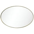 thumbnail image 4 of Empire Art Direct Ultra Brushed Gold Stainless Steel Frame Oval Wall Mirror, 24" x 36" x 2", Ready to Hang, 4 of 14