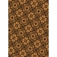 thumbnail image 1 of Ahgly Company Machine Washable Indoor Rectangle Transitional Night Red Area Rugs, 5' x 8', 1 of 7
