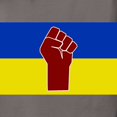 thumbnail image 3 of CafePress - Ukrainian Flag With Fist T Shirt - Womens Comfort Colors® Shirt, 3 of 4