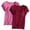 I, variant on Yubnlvae 2-Pack Women's Built-In Bra Tees - Short Sleeve Crewneck Athletic Tops with Shelf Bra Support(Seamless Comfort | Moisture-Wicking | Gym to Street Wear) (C | M)