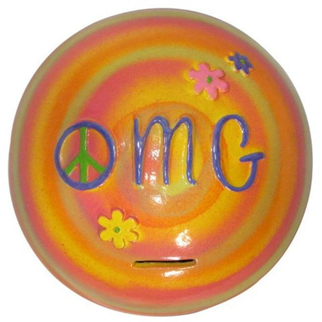 Metrotex Designs 30270 Omg Round Bank Bubble With Removable Bottom Stopper-Oh My Gosh