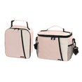 thumbnail image 1 of 2pcs Lonchera Belug Térmica Bolsa Escolar Portátil 9l+7l rosa blanco, 1 of 5