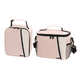 thumbnail image 1 of 2pcs Lonchera Belug Térmica Bolsa Escolar Portátil 9l+7l rosa blanco, 1 of 5