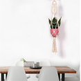 thumbnail image 4 of Colgador para Plantas perfecl Soporte de Macetas de Flores Tejido de Europeo Color beige, 4 of 7
