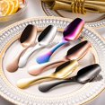 thumbnail image 4 of Hyasfey Dessert Spoon Stainless Steel Serving Spoon with Ergonomic Handle Versatile Kitchen Utensil for Home, 4 of 8