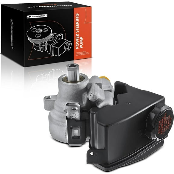 A-Premium Power Steering Pump with Reservoir Compatible with Chevrolet Impala Monte Carlo Lumina Buick Pontiac Oldsmobile