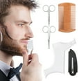 thumbnail image 1 of Conjunto de Herramientas de Estilo de Barba, Plantilla de Forma de Barba., 1 of 7