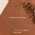 thumbnail image 2 of Personalized Custom Name Wings Necklaces Stainless Steel Letters Pendant Chain Choker for Women Christmas Jewelry Gift﻿, 2 of 5