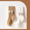 thumbnail image 2 of Baby Leggings Stocking Kids Girls Knit Seamless Socks Tights with Bow, 2 of 2