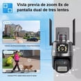 thumbnail image 2 of 9mp Cámara De Seguridad Exterior Wifi Tres Lentes Zoom 8x, 2 of 8