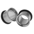thumbnail image 4 of Juego de 4 Tapones de Estiramiento de Oreja en Acero Inoxidable Hipoalergénico 10mm, 4 of 8
