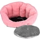 thumbnail image 4 of Cama para Perros, Cama para Gatos Sofá para Perros Cojín para Perros de Felpa Cama para Mascotas Extra Suave para Gatos y Perros pequeños, 46 * 46 * 23 cm, Rosa TUNC Sencillez, 4 of 5