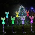 thumbnail image 7 of Angel Light Solar Light Solar Powered Angel Statue Light Outdoor LED Garden Decor Waterproof Color Changing Decoration Memorial Light Pathway Light Christmas Decor Multicolor, 7 of 7