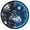 Cartoon Astronaut on Moon, variant on Dailycode Night Light Wall Clock Glow in The Dark 12 inch Battery Operated Silent Luminous Clocks, Cute Little Dinosaur and Flower