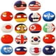 thumbnail image 1 of 18 Piezas Countryballs Bola Polaca De Peluche Ee. Uu. Francia Canadá Inglaterra Alemania Japón China Bola De Campo De Felpa Corta Juguete De Peluche Mini Almohada Bola De Campo 4 Pulgadas, 1 of 5