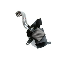 HPS Performance Polish Shortram Air Intake Kit   Heat Shield Cool Ram Compatible for 2016-2021 Honda Civic 2.0L Non Turbo, 827-599P