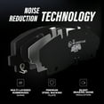 thumbnail image 4 of TEC Rear Ceramic Disc Brake Pads and Wear Sensors Kit for Car BMW X4 KTW-101114, 4 of 11