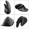 thumbnail image 4 of 2.4G wireless vertical mouse ergonomics vertical mouse office game mouse 3 levels movement speed black, 4 of 4