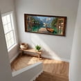 thumbnail image 7 of Lake Boat Window Canvas Wall Art - Nature Scenery Coastal Pictures Landscape Canvas Prints, Horizontal Modern Painting Artwork for Living Room Bedroom, 7 of 7